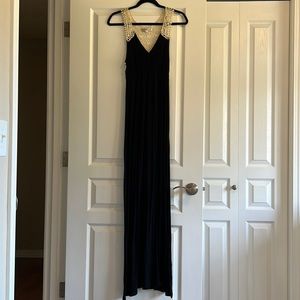 Black Sleeveless Maxi Dress Size Small